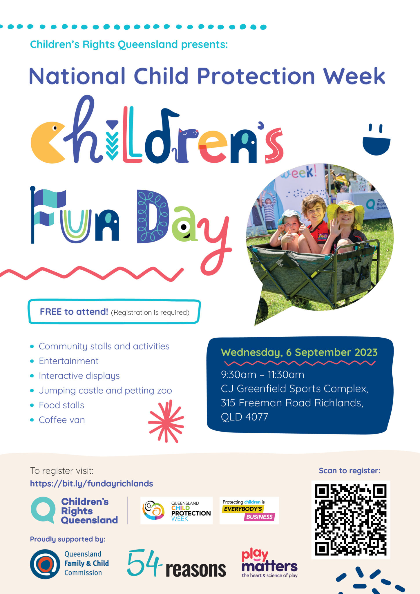 QLD Child Protection Week Childrens Fun Day Queensland Child